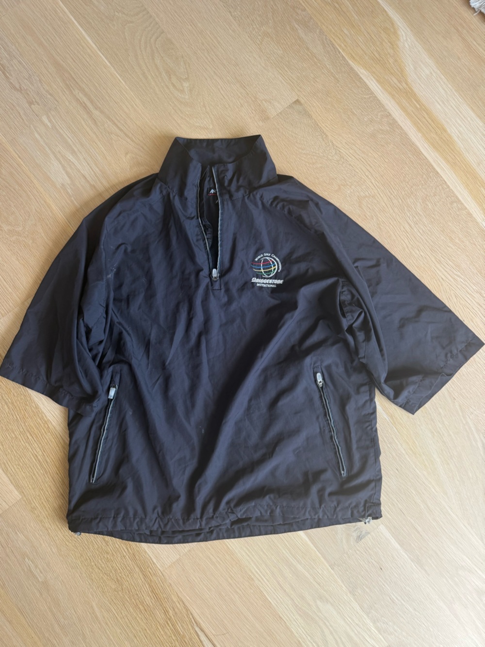 Antigua Bridgestone Invitational Pullover Windbreaker with Embroidered Logo